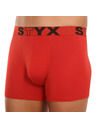 Styx Pánske boxerky Styx long športová guma červené