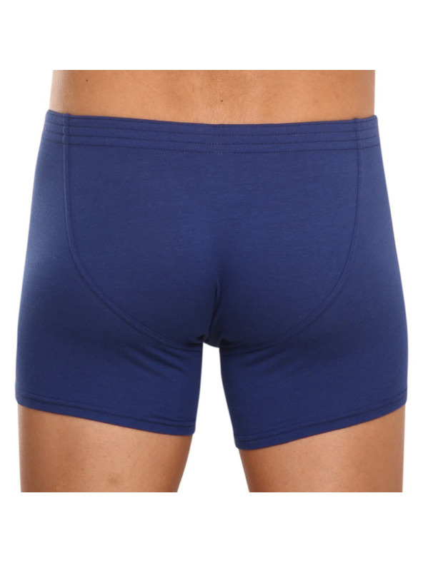 Styx Pánske boxerky Styx long klasická guma modré