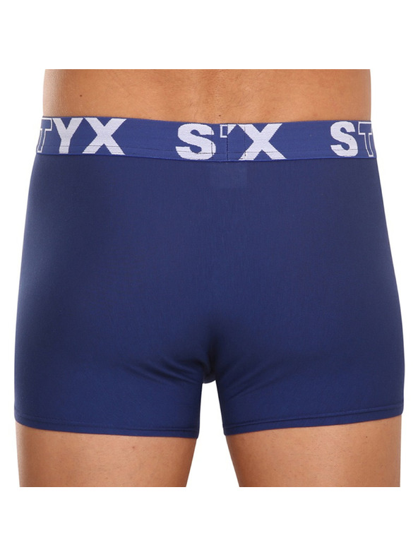 Styx Pánske boxerky Styx športová guma tmavo modré