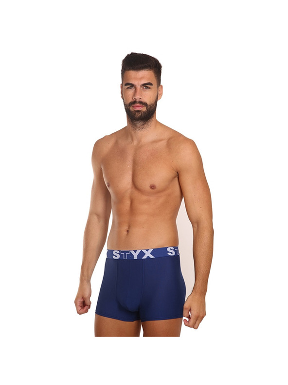 Styx Pánske boxerky Styx športová guma tmavo modré