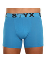 Styx Sada troch kusov - pánske boxerky Styx dlhé športové elastické pestrofarebné