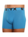 Styx Sada troch kusov - pánske boxerky Styx dlhé športové elastické pestrofarebné