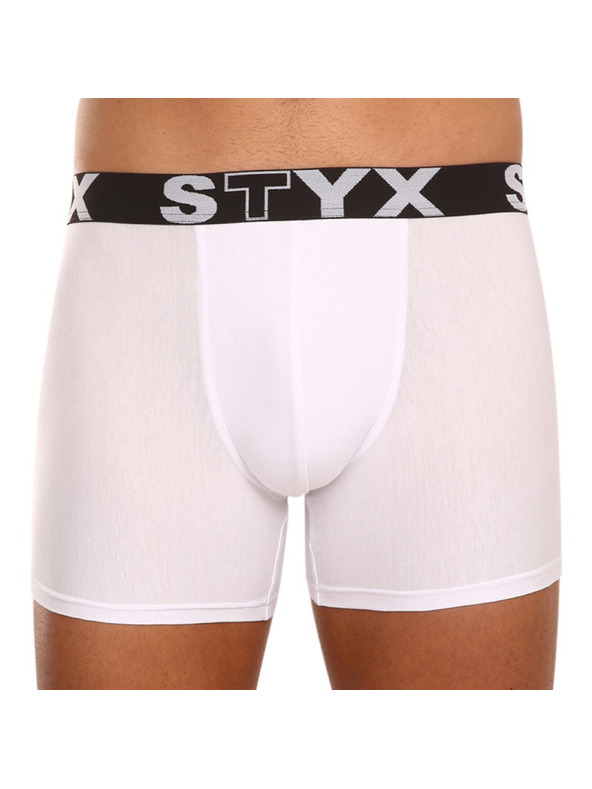 Styx Sada troch kusov - pánske boxerky Styx dlhé športové elastické pestrofarebné