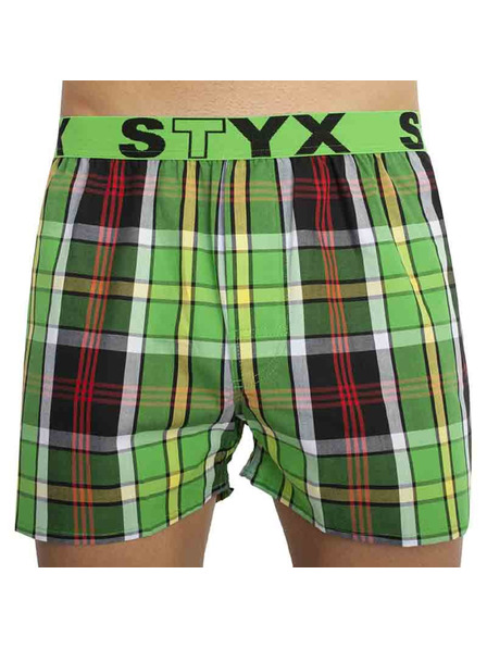 Styx Pánske športové gumové šortky Styx viacfarebné
