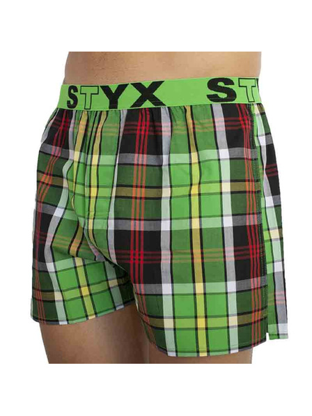Styx Pánske športové gumové šortky Styx viacfarebné