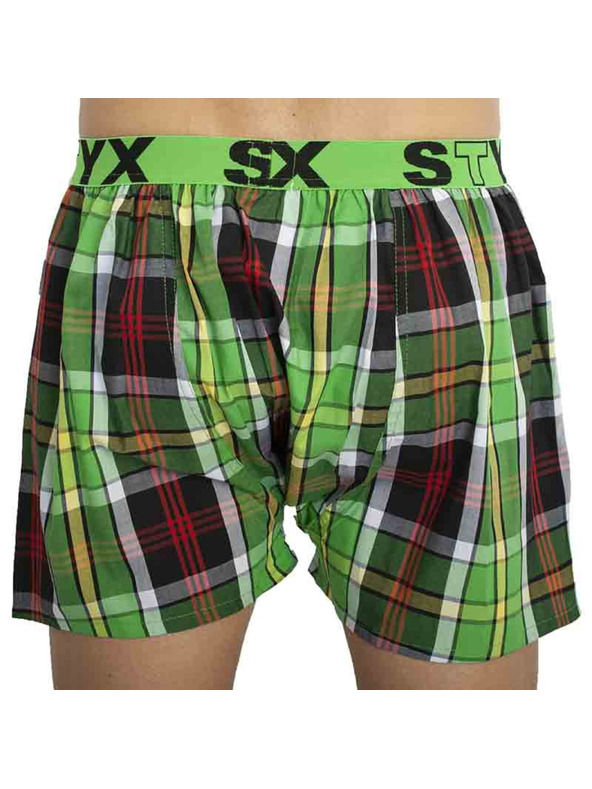 Styx Pánske športové gumové šortky Styx viacfarebné