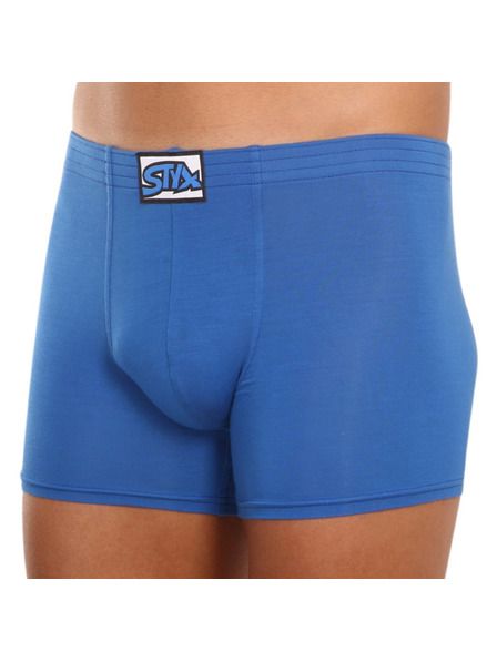 Styx Pánske boxerky Styx long klasická guma modré