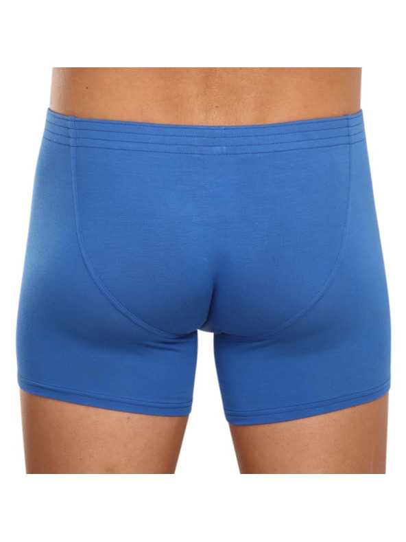 Styx Pánske boxerky Styx long klasická guma modré
