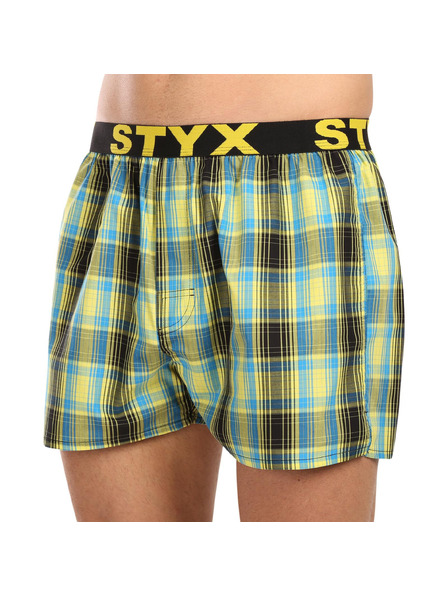 Styx Pánske športové gumové šortky Styx viacfarebné