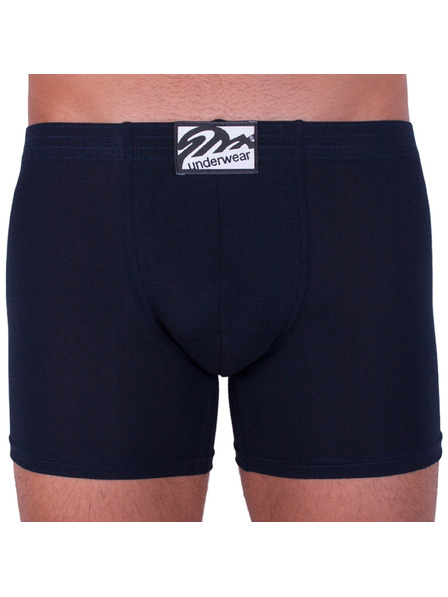 Styx Pánske boxerky Styx long klasická guma tmavo modré