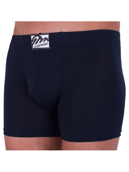 Styx Pánske boxerky Styx long klasická guma tmavo modré