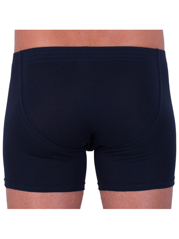 Styx Pánske boxerky Styx long klasická guma tmavo modré