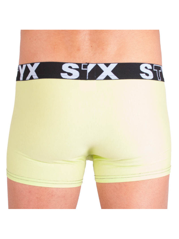Styx Pánske boxerky Styx športová guma nadrozmer zelenkavé