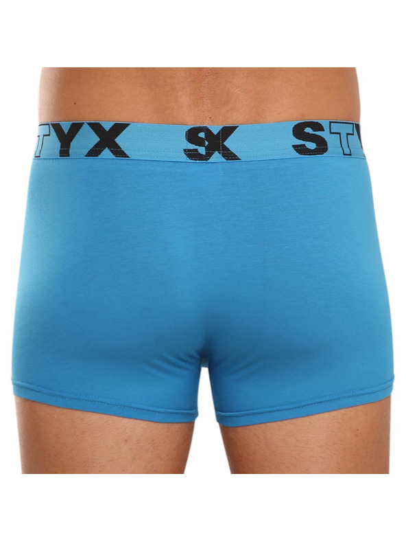 Styx Súprava troch kusov - pánske boxerky Styx športové elastické pestrofarebné
