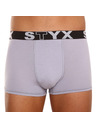 Styx Súprava troch kusov - pánske boxerky Styx športové elastické pestrofarebné