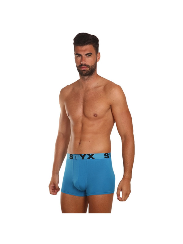 Styx Súprava troch kusov - pánske boxerky Styx športové elastické pestrofarebné