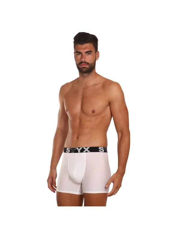 Styx Súprava troch kusov - pánske boxerky Styx dlhé športové elastické