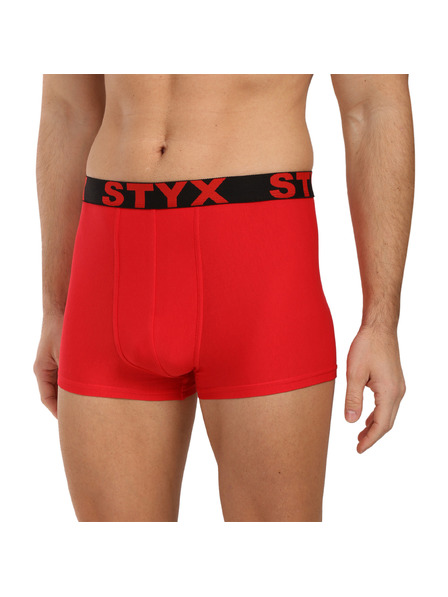 Styx Pánske boxerky Styx športová guma červené