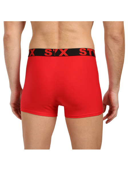 Styx Pánske boxerky Styx športová guma červené