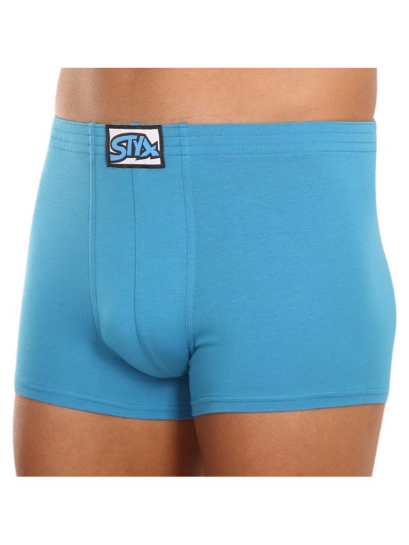 Styx Pánske boxerky Styx klasická guma modré