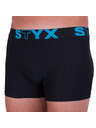 Styx Pánske boxerky Styx športová guma nadrozmer čierne