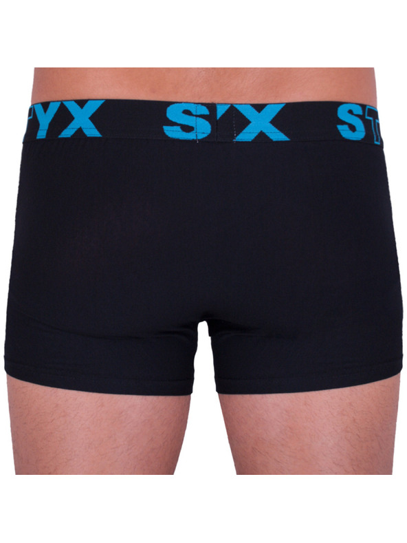 Styx Pánske boxerky Styx športová guma nadrozmer čierne