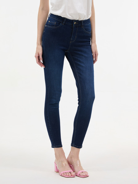 Orsay Tmavomodré dámske skinny fit džínsy ORSAY