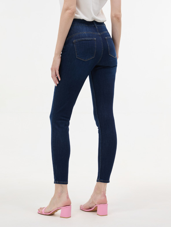 Orsay Tmavomodré dámske skinny fit džínsy ORSAY