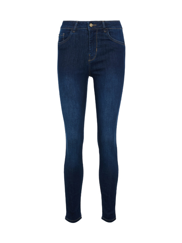 Orsay Tmavomodré dámske skinny fit džínsy ORSAY