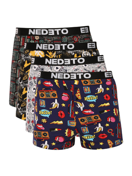 Nedeto Sada štyroch - pánske trenky Nedeto viacfarebné
