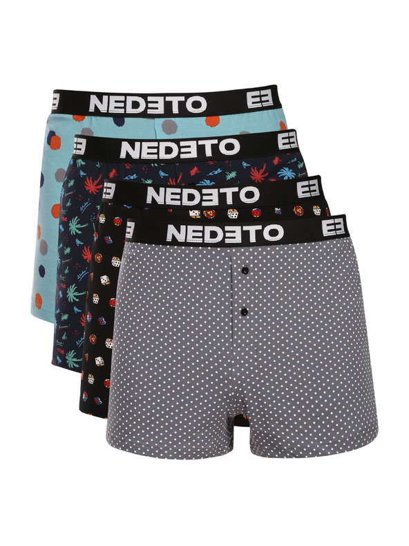 Nedeto Sada štyroch - pánske trenky Nedeto viacfarebné