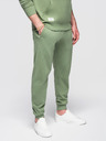Ombre Clothing Pánska tepláková súprava bavlnená mikina + nohavice jogger - zelená V3 Z121 Ombre Clothing