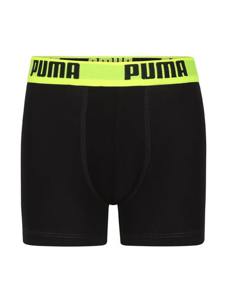 Puma Sada štyroch - chlapčenské boxerky Puma čierne