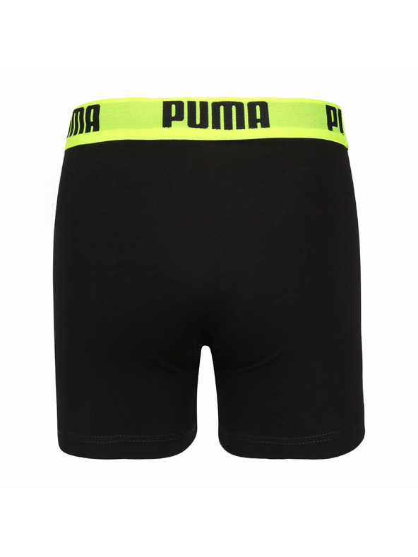 Puma Sada štyroch - chlapčenské boxerky Puma čierne