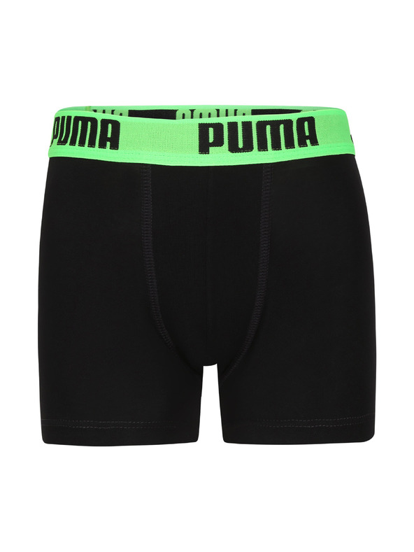 Puma Sada štyroch - chlapčenské boxerky Puma čierne