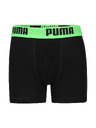 Puma Sada štyroch - chlapčenské boxerky Puma čierne