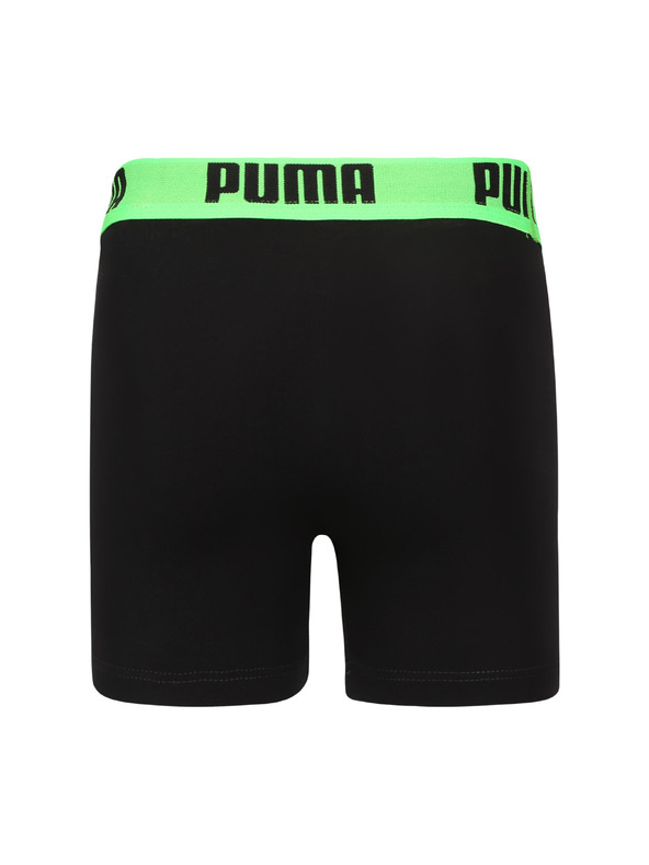 Puma Sada štyroch - chlapčenské boxerky Puma čierne