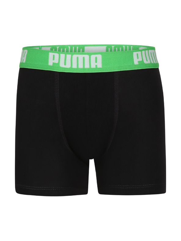 Puma Sada štyroch - chlapčenské boxerky Puma čierne
