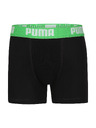 Puma Sada štyroch - chlapčenské boxerky Puma čierne