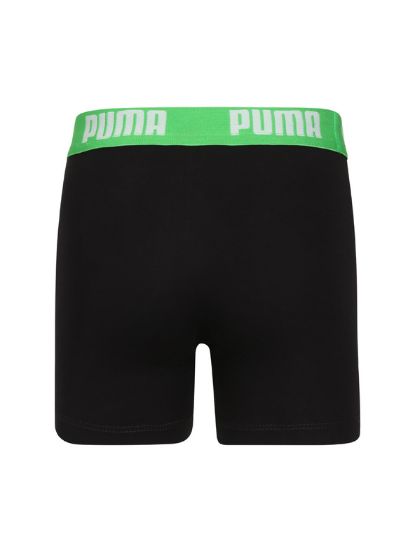 Puma Sada štyroch - chlapčenské boxerky Puma čierne