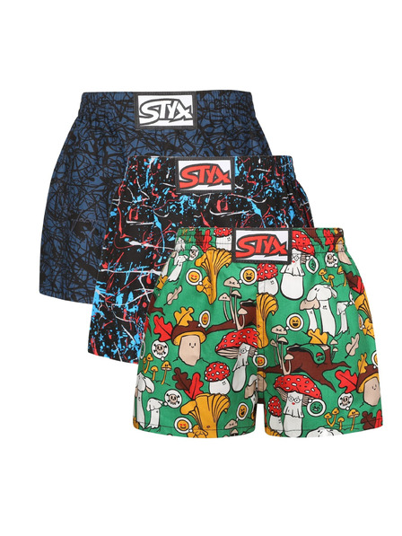 Styx Sada troch - detské trenky Styx art klasická guma viacfarebné