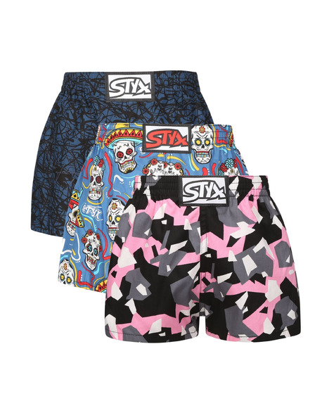 Styx Sada troch - detské trenky Styx art klasická guma viacfarebné
