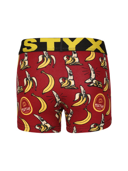 Styx Detské boxerky Styx art športová guma banány