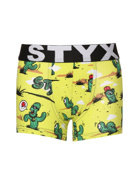 Styx Detské boxerky Styx art športová guma kaktusy