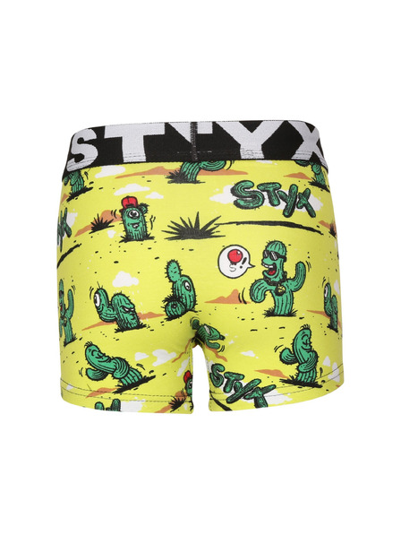 Styx Detské boxerky Styx art športová guma kaktusy