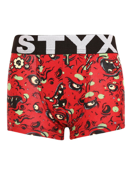 Styx Detské boxerky Styx art športová guma zombie