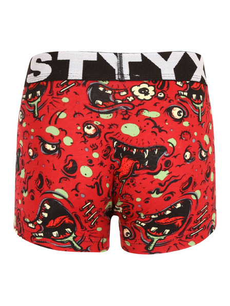 Styx Detské boxerky Styx art športová guma zombie