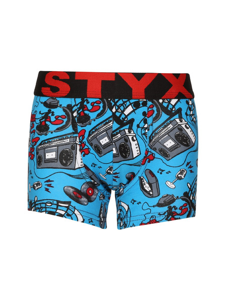 Styx Detské boxerky Styx art športová guma hudba