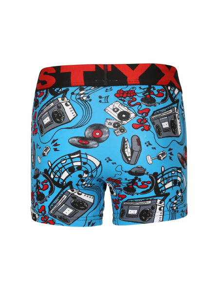 Styx Detské boxerky Styx art športová guma hudba