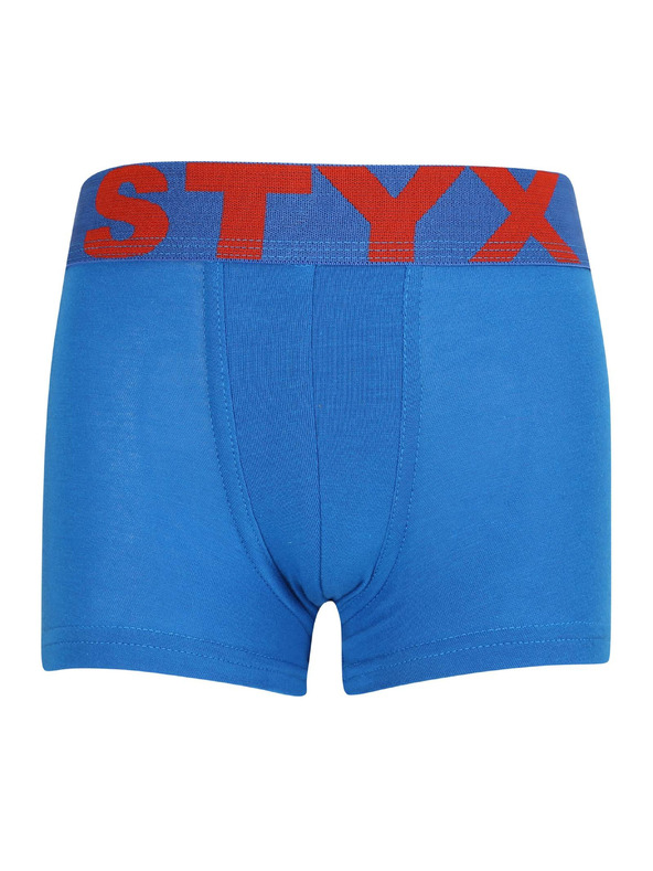 Styx Detské boxerky Styx športová guma modré